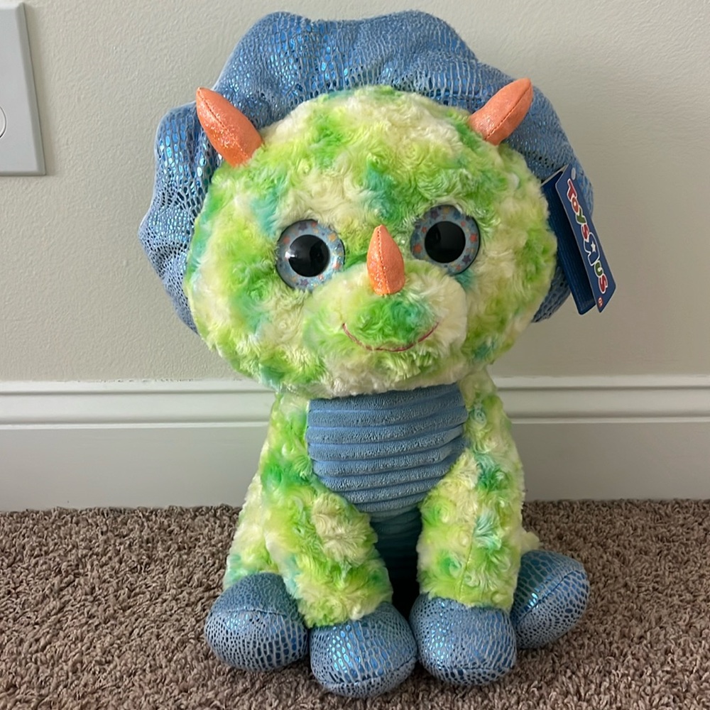Large Stuffed Toys R Us Triceratops